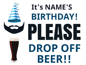Picture of 18" x 24" - Yard Sign - Birthdays - 05