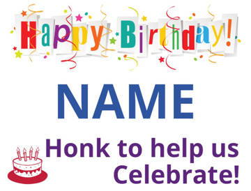 Picture of 18" x 24" - Yard Sign - Birthdays - 07