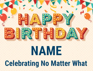 Picture of 18" x 24" - Yard Sign - Birthdays - 08