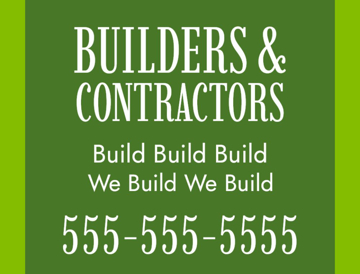 Picture of 18" x 24" - Yard Sign - Builders & Developers - 01