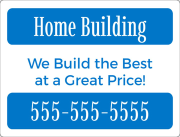 Picture of 18" x 24" - Yard Sign - Builders & Developers - 02