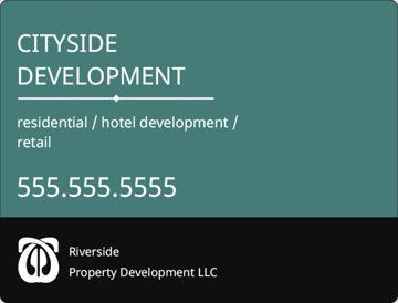 Picture of 18" x 24" - Yard Sign - Builders & Developers - 07