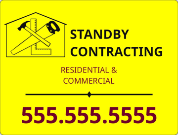 Picture of 18" x 24" - Yard Sign - Builders & Developers - 09
