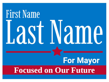 Picture of 18" x 24" - Yard Sign - Campaign - 01