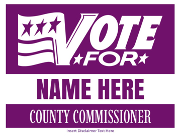 Picture of 18" x 24" - Yard Sign - Campaign - 02