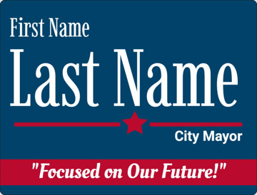 Picture of 18" x 24" - Yard Sign - Campaign - 06