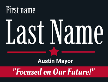 Picture of 18" x 24" - Yard Sign - Campaign - 16