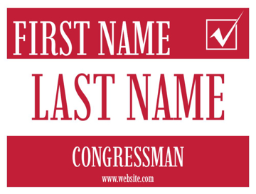 Picture of 18" x 24" - Yard Sign - Campaign - 21