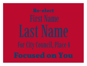 Picture of 18" x 24" - Yard Sign - Campaign - 23