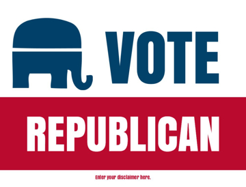 Picture of 18" x 24" - Yard Sign - Campaign - 24
