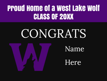 Picture of 18" x 24" - Yard Sign - Congrat Signs - 01