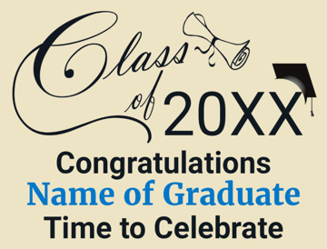 Picture of 18" x 24" - Yard Sign - Congrat Signs - 07