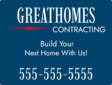 Picture of 18" x 24" - Yard Sign - Contractors - 20