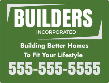 Picture of 18" x 24" - Yard Sign - Contractors - 21