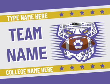 Picture of 18" x 24" - Yard Sign - Football - 05