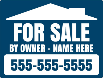 Picture of 18" x 24" - Yard Sign -  For Sale By Owner - 02