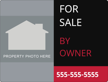 Picture of 18" x 24" - Yard Sign -  For Sale By Owner - 04