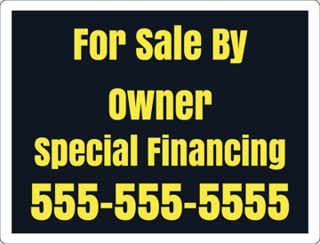 Picture of 18" x 24" - Yard Sign -  Forclosure - 06
