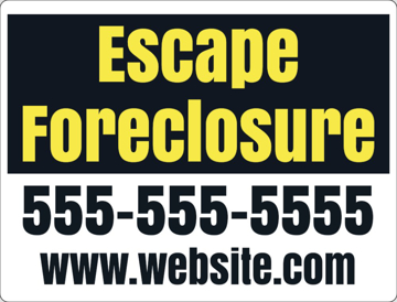 Picture of 18" x 24" - Yard Sign -  Forclosure - 14