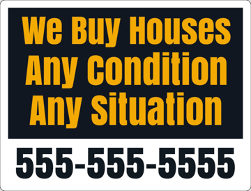 Picture of 18" x 24" - Yard Sign -  Forclosure - 19
