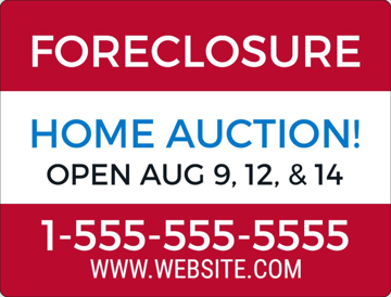 Picture of 18" x 24" - Yard Sign -  Forclosure - 25