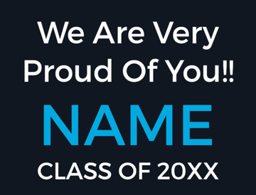 Picture of 18" x 24" - Yard Sign -  Graduation - 04