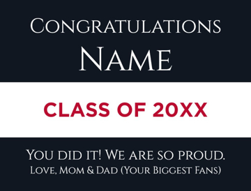 Picture of 18" x 24" - Yard Sign -  Graduation - 06