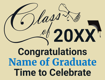 Picture of 18" x 24" - Yard Sign -  Graduation - 13