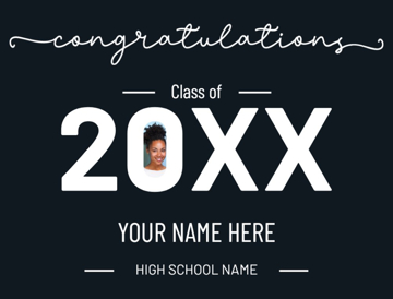 Picture of 18" x 24" - Yard Sign -  High School - 01
