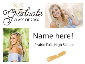 Picture of 18" x 24" - Yard Sign -  High School - 08