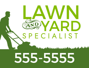 Picture of 18" x 24" - Yard Sign - Lawn Care - 06