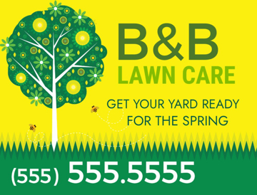 Picture of 18" x 24" - Yard Sign - Lawn Care - 14
