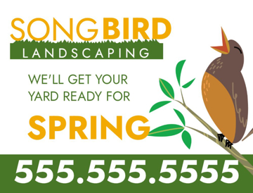 Picture of 18" x 24" - Yard Sign - Lawn Care - 16