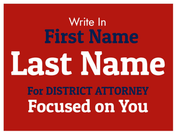 Picture of 18" x 24" - Yard Sign - Local Campaign - 01