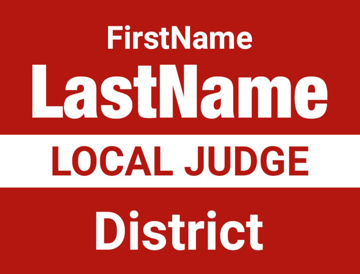 Picture of 18" x 24" - Yard Sign - Local Campaign - 03