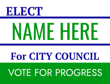 Picture of 18" x 24" - Yard Sign - Local Campaign - 07