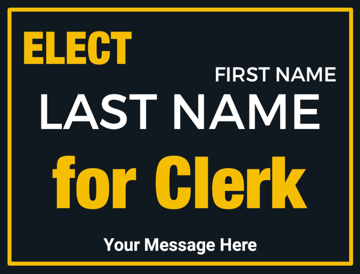Picture of 18" x 24" - Yard Sign - Local Campaign - 08