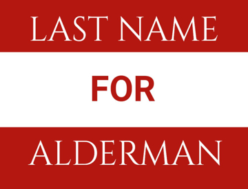 Picture of 18" x 24" - Yard Sign - Local Campaign - 15