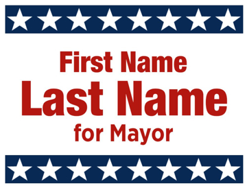 Picture of 18" x 24" - Yard Sign - Local Campaign - 23