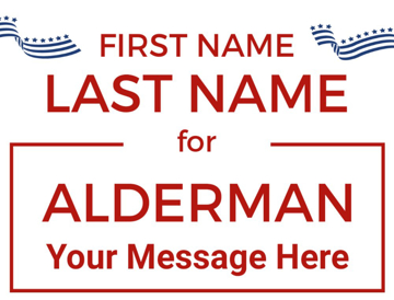 Picture of 18" x 24" - Yard Sign - Local Campaign - 26
