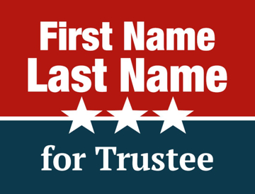 Picture of 18" x 24" - Yard Sign - Local Campaign - 31