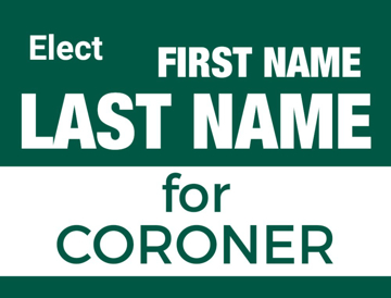 Picture of 18" x 24" - Yard Sign - Local Campaign - 37