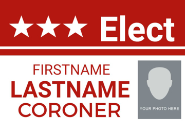 Picture of 18" x 24" - Yard Sign - Local Campaign - 39
