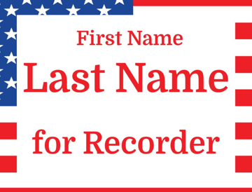Picture of 18" x 24" - Yard Sign - Local Campaign - 42