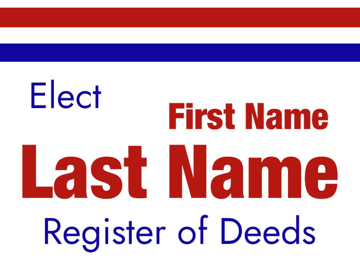 Picture of 18" x 24" - Yard Sign - Local Campaign - 43