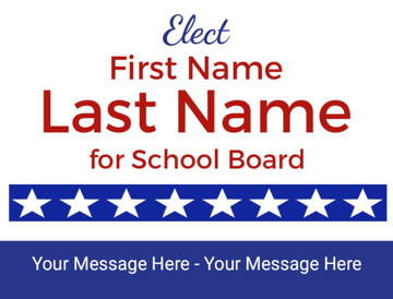 Picture of 18" x 24" - Yard Sign - Local Campaign - 45