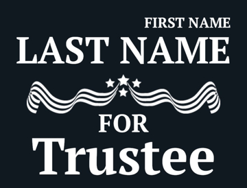 Picture of 18" x 24" - Yard Sign - Local Campaign - 47