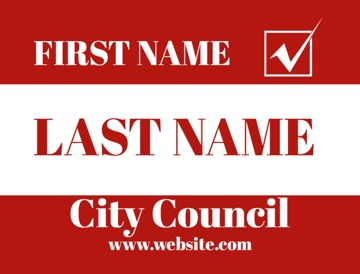 Picture of 18" x 24" - Yard Sign - Local Campaign - 49