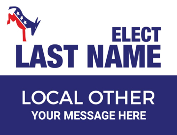 Picture of 18" x 24" - Yard Sign - Local Campaign - 54