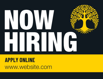 Picture of 18" x 24" - Yard Sign - Now Hiring - 01